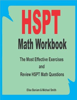 Book cover for HSPT Math Workbook