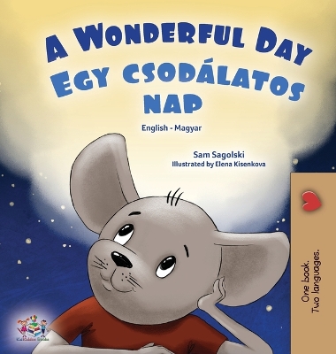 Book cover for A Wonderful Day (English Hungarian Bilingual Book for Kids)