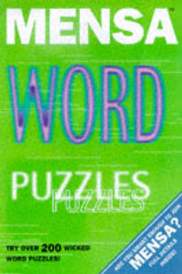 Book cover for Mensa Word Puzzles
