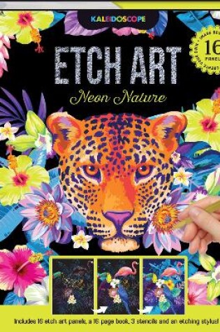 Cover of Kaleidoscope Etch Art Creations Neon Nature