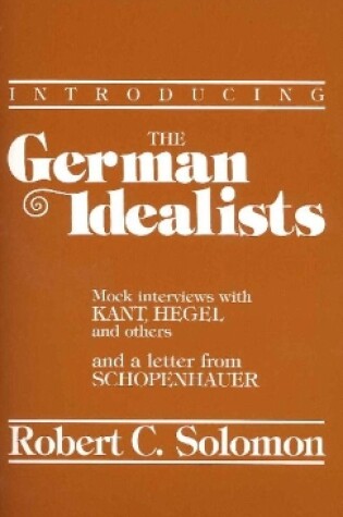 Cover of Introducing the German Idealists