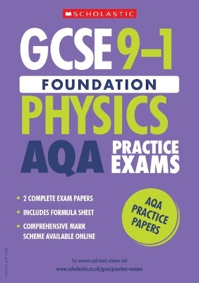 Book cover for Foundation Physics Exam Practice AQA: 2 Papers