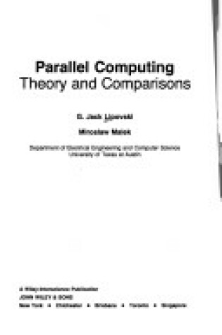 Cover of Parallel Computing