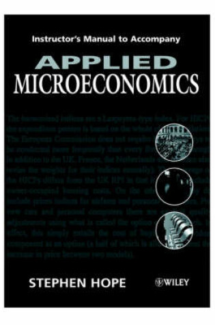 Cover of Applied Microeconomics Tm t/a (Paper Only)