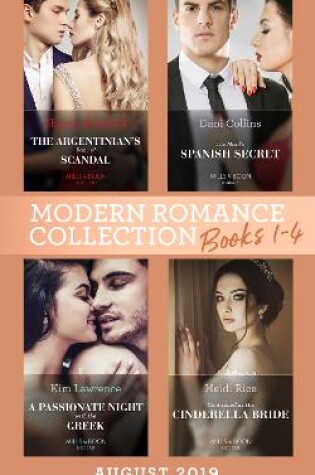 Cover of Modern Romance August 2019 Books 1-4