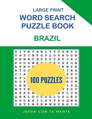 Book cover for Brazil Word Search Puzzle Book