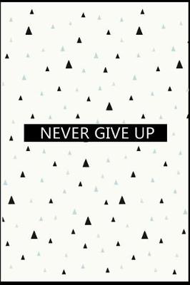 Book cover for Never give up
