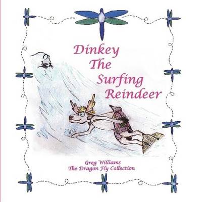 Book cover for Dinkey the Surfing Reindeer