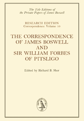 Book cover for The Correspondence of James Boswell and Sir William Forbes of Pitsligo