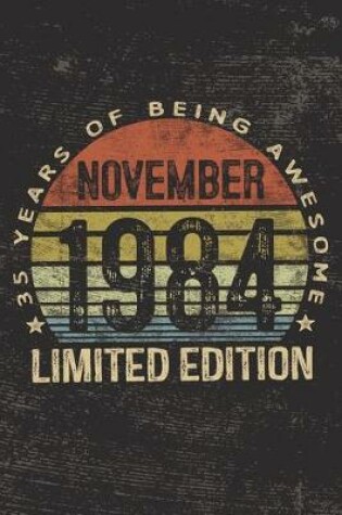 Cover of November 1984 Limited Edition 35 Years of Being Awesome