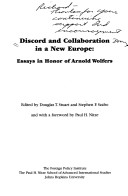 Book cover for Discord and Collaboration in a New Europe