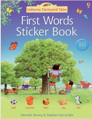 Book cover for First Words Sticker Book