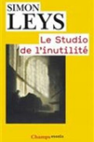 Cover of Le studio de l'inutilite