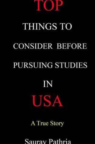 Cover of Top Things to Consider Before Pursuing Studies in USA