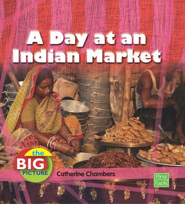 Book cover for A Day at an Indian Market