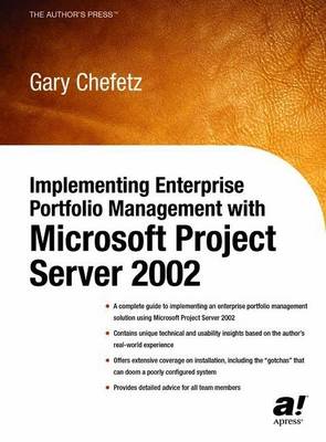 Book cover for Implementing Enterprise Portfolio Management with Microsoft Project Server 2002