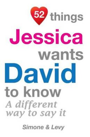 Cover of 52 Things Jessica Wants David To Know