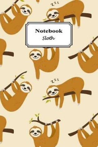 Cover of Notebook Sloth