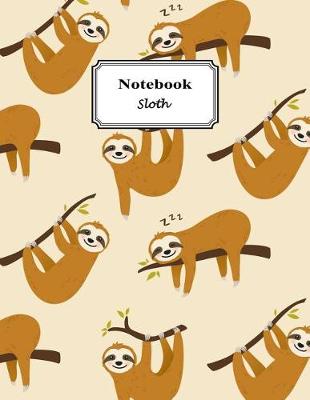 Book cover for Notebook Sloth