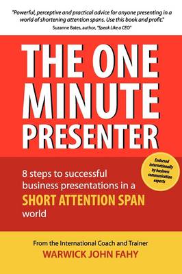 Book cover for The One Minute Presenter