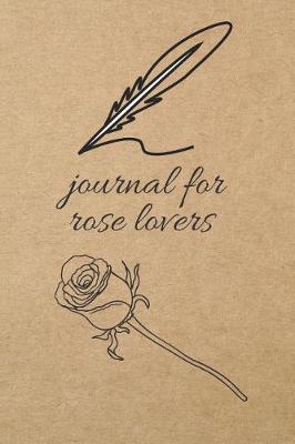 Book cover for Journal for Rose Lovers