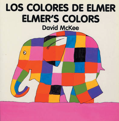 Book cover for Elmer's Colours (spanish-english)