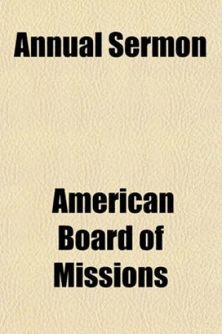 Cover of Annual Sermon