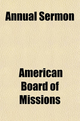 Book cover for Annual Sermon