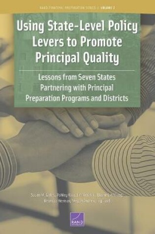 Cover of Using State-Level Policy Levers to Promote Principal Quality