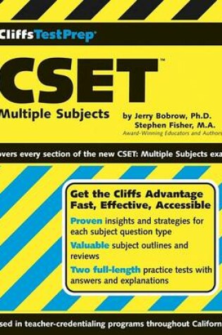 Cover of Cset, Multiple Subjects