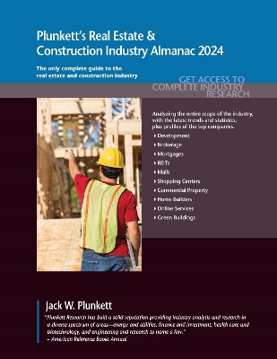 Book cover for Plunkett's Real Estate & Construction Industry Almanac 2024