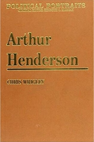 Cover of Arthur Henderson