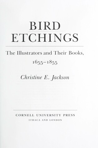 Cover of Bird Etchings