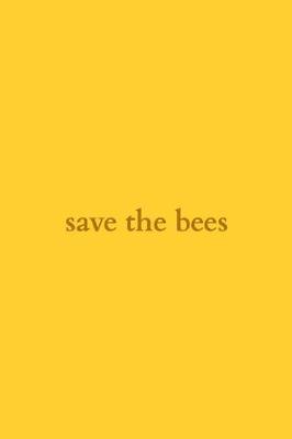 Book cover for Save the Bees