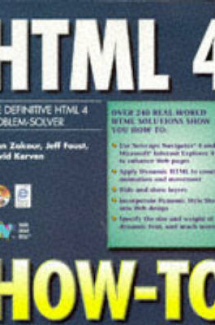 Cover of HTML 4 How-to