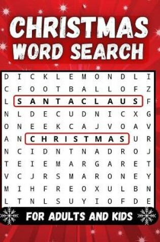 Cover of Christmas Word Search for Adults and Kids