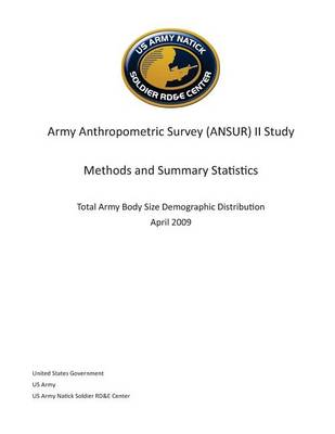 Book cover for Army Anthropometric Survey (ANSUR) II Study