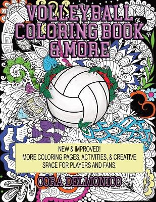 Book cover for Volleyball Coloring Book & More