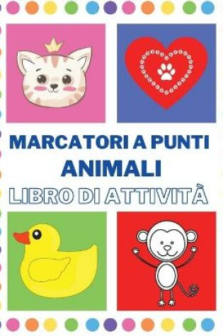 Cover of Libro di attività sui marcatori a punti animali