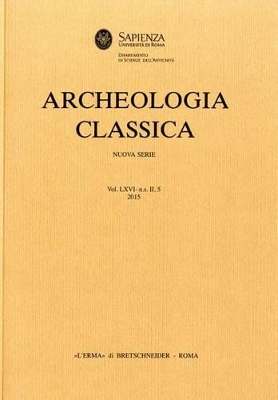 Cover of Archeologia Classica 2015, Vol. 66, N.S. II, 5
