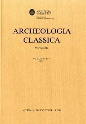 Book cover for Archeologia Classica 2015, Vol. 66, N.S. II, 5