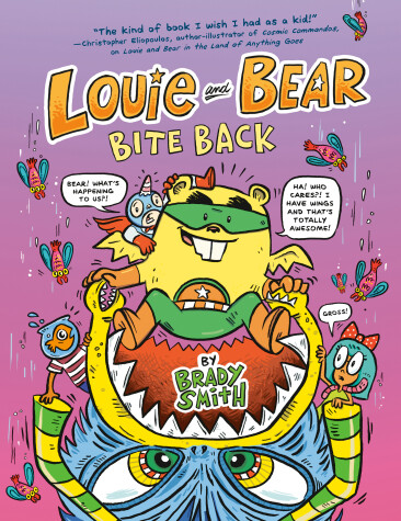 Book cover for Louie and Bear Bite Back