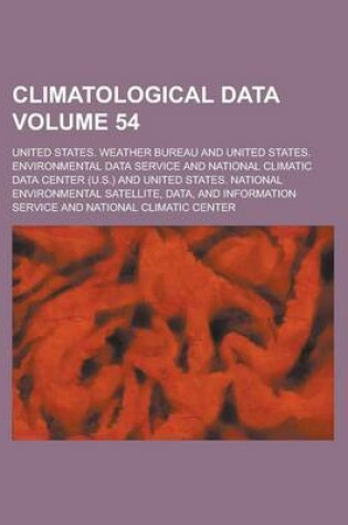 Cover of Climatological Data Volume 54