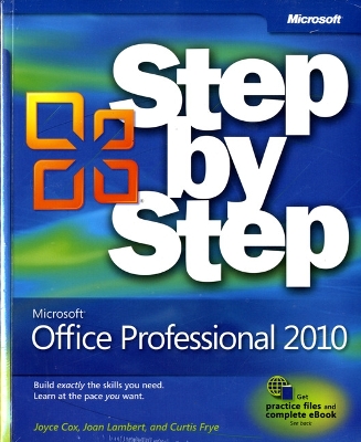 Book cover for Microsoft Office Professional 2010 Step by Step