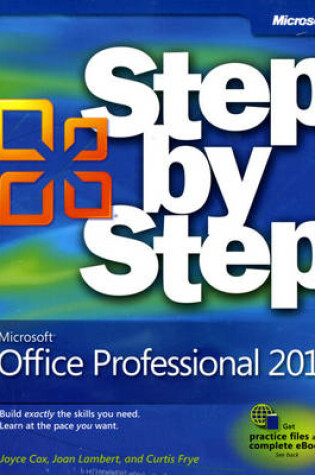 Cover of Microsoft Office Professional 2010 Step by Step