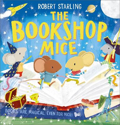 Book cover for The Bookshop Mice