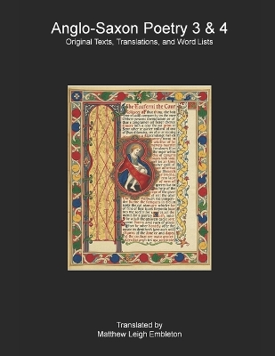 Book cover for Anglo-Saxon Poetry 3 & 4