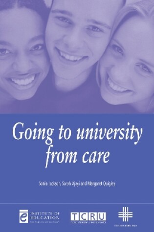 Cover of Going to University from Care