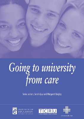 Cover of Going to University from Care