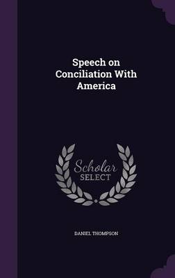 Book cover for Speech on Conciliation with America